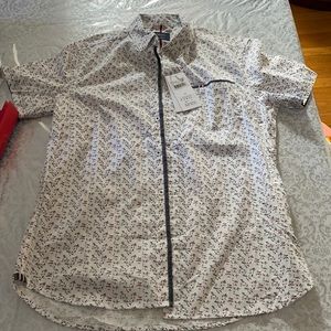 NWT MENS short sleeve button down
